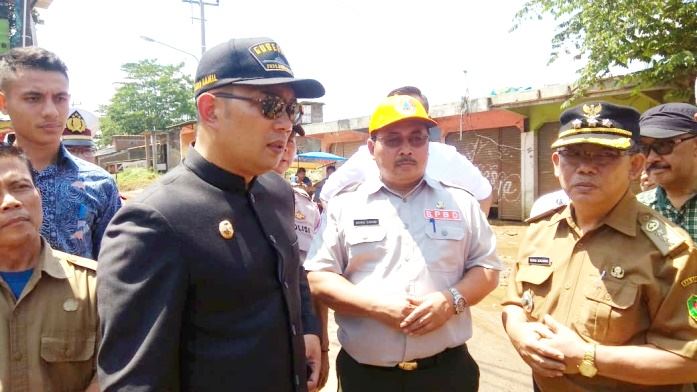 Ridwan Kamil Tinjau Lokasi Banjir di Baleendah