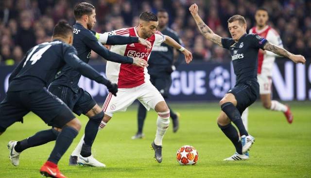 madrid menang ata ajax