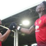 Paul Pogba merayakan golnya dengan Anthony Martial (Foto: Manchester United Official)