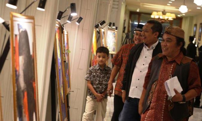 pemkot dorong kemajuan seni rupa