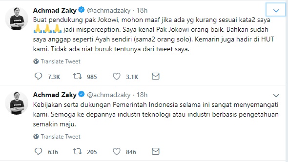 Cuitan CEO Bukalapak Diserbu Netizen