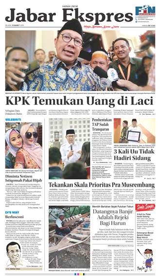 e-Paper Jabar Ekspres Edisi 19 Maret 2019
