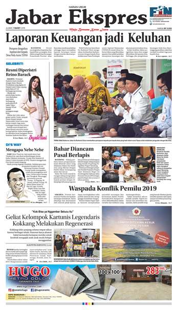 e-Paper Jabar Ekspres Edisi 1 Maret 2019