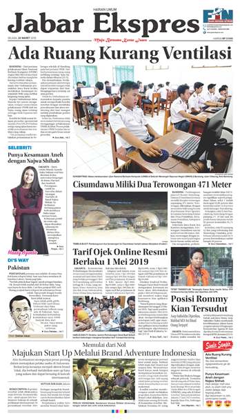 e-Paper Jabar Ekspres Edisi 26 Maret 2019