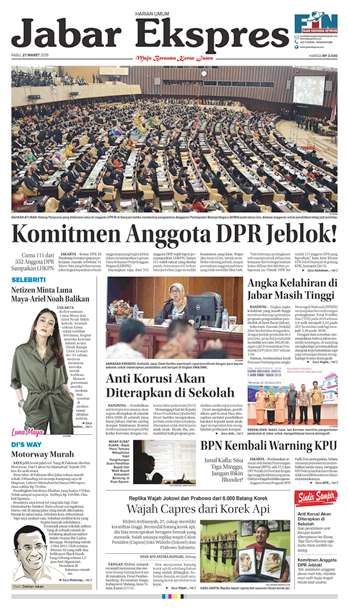 e-Paper Jabar Ekspres Edisi 27 Maret 2019