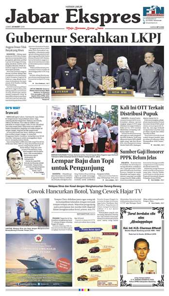 e-Paper Jabar Ekspres Edisi 29 Maret 2019 e-Paper Jabar Ekspres Edisi 29 Maret 2019