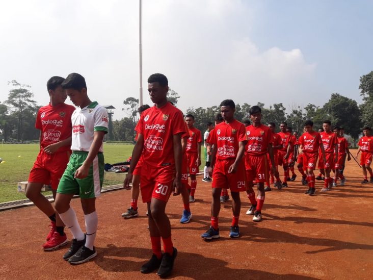 Bentuk Mental dan Disiplin, Timnas Pelajar U-15 Kemenpora TC di Pusdikjas