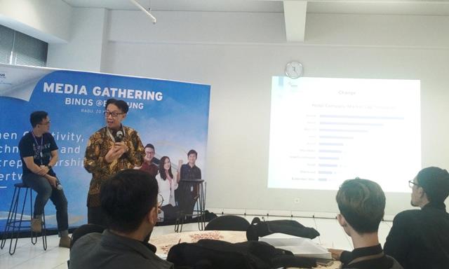 BINUS Beri Konsep Pendidikan Pendekatan Industri Teknologi Kreatif