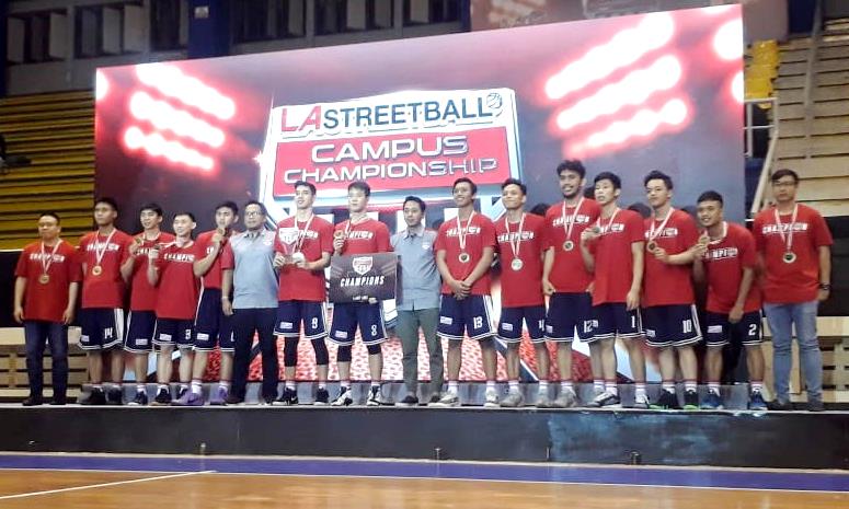 ITHB Raih Trofi Juara LA Streetball Campus Championship 2019
