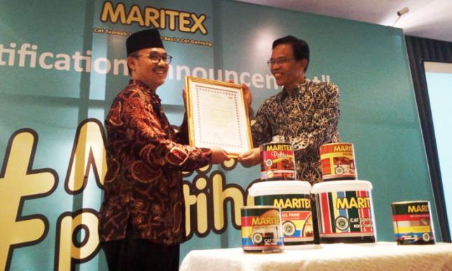Maritex Brand Cat Bersertifikasi Halal
