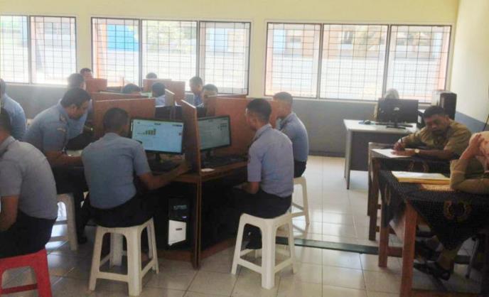 Hari Kedua UNBK SMK Wilayah VII Lancar