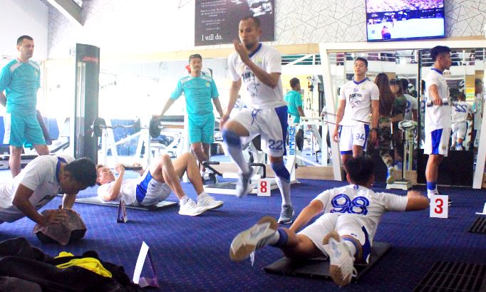 Latihan Perdana Persib hanya Penguatan Fisik