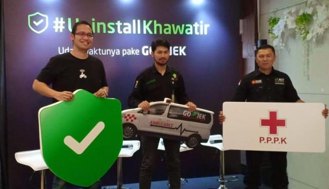 GOJEK Beri Latihan P3K dan Operasikan Layanan Ambulans