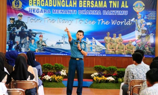 sosialisasi Penerimaan Taruna Angkatan Laut