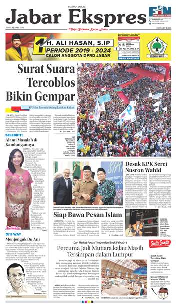e-Paper Jabar Ekspres Edisi 12 April 2019