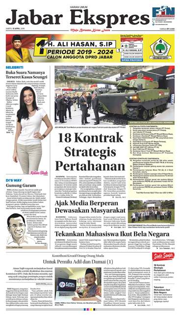 e-Paper Jabar Ekspres Edisi 13 April 2019 e-Paper Jabar Ekspres Edisi 13 April 2019