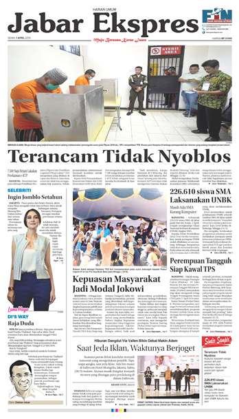 e-Paper Jabar Ekspres Edisi 1 April 2019 e-Paper Jabar Ekspres Edisi 1 April 2019