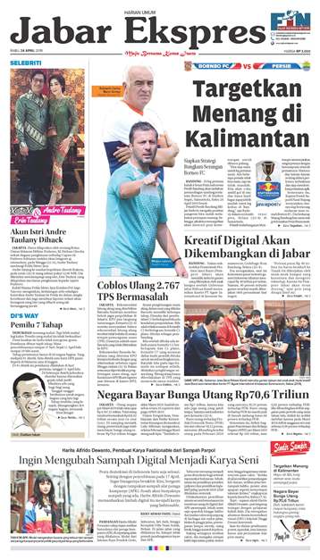 e-Paper Jabar Ekspres Edisi 24 April 2019