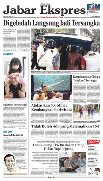 e-Paper Jabar Ekspres Edisi 25 April 2019