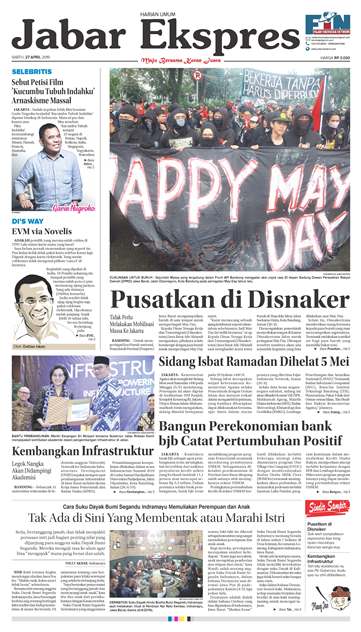 e-Paper Jabar Ekspres Edisi 27 April 2019