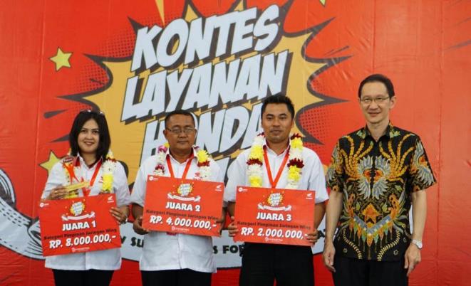 PT DAM Gelar Kontes Layanan Honda 2019