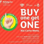 Cuma di Holiday Inn Bandung Pasteur, Beli 1 Gratis 1, Saat Hari Pemilu!