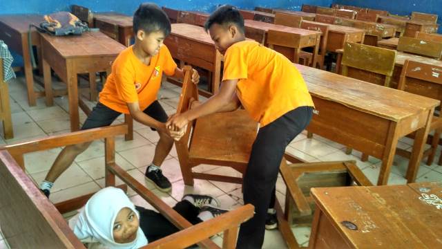 Ratusan Siswa Antisipasi Bencana