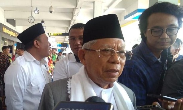 Ma’ruf Optimis Menang di Jabar Ma’ruf Optimis Menang di Jabar