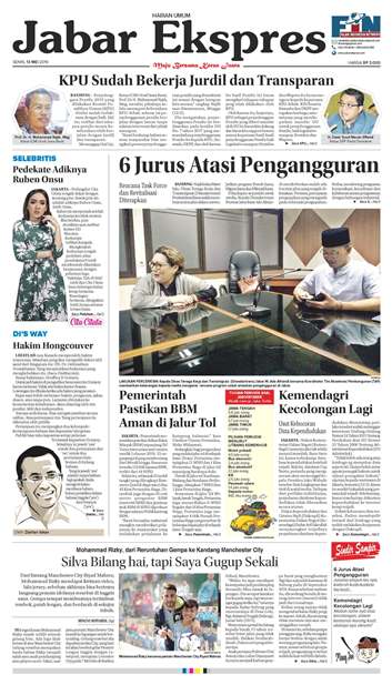 e-Paper Jabar Ekspres Edisi 13 Mei 2019 e-Paper Jabar Ekspres Edisi 13 Mei 2019