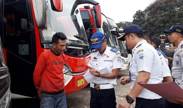 Dishub Periksa Kelaikan Bus Program Mudik Gratis