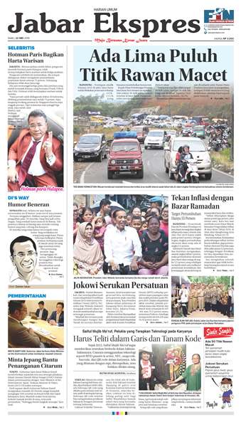e-Paper Jabar Ekspres Edisi 22 Mei 2019
