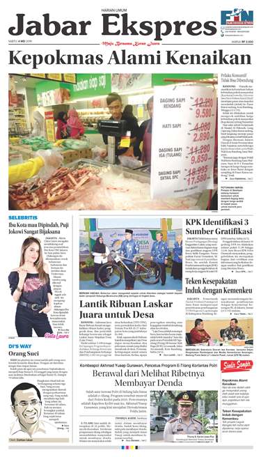 e-Paper Jabar Ekspres Edisi 6 Mei 2019