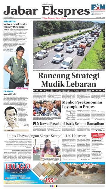 e-Paper Jabar Ekspres Edisi 7 Mei 2019