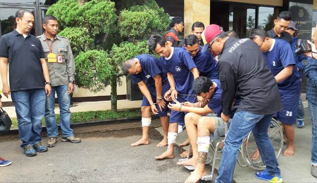 Sat Reskrim Polres Bandung Lumpuhkan Kawanan Perampok