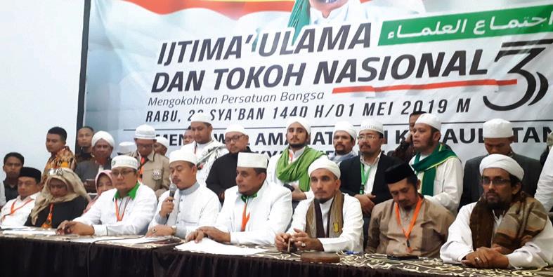Ijtima Ulama III ingin BPN Tempuh Jalur Hukum