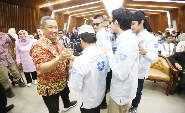 Pengusaha Tuna Netra dapat Apresiasi Pemkot