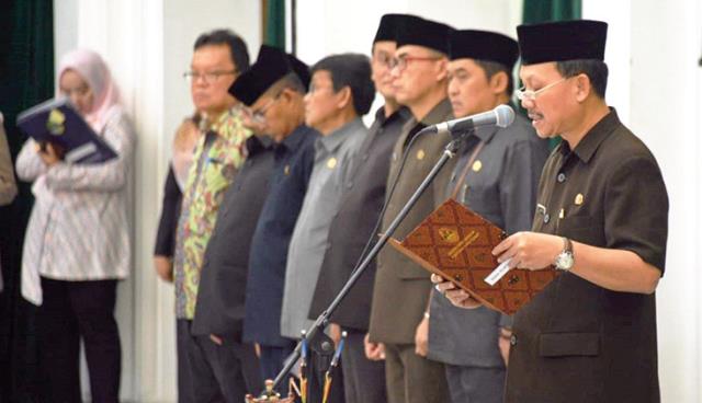 Sekda Lantik 177 Pejabat fungsional