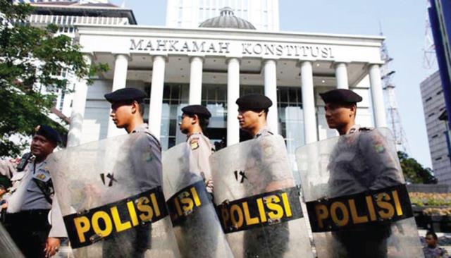 Penjagaan Gedung MK Diperketat