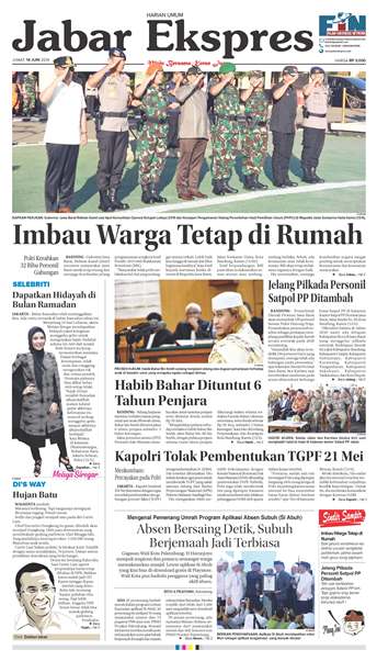 e-Paper Jabar Ekspres Edisi 14 Juni 2019 e-Paper Jabar Ekspres Edisi 14 Juni 2019