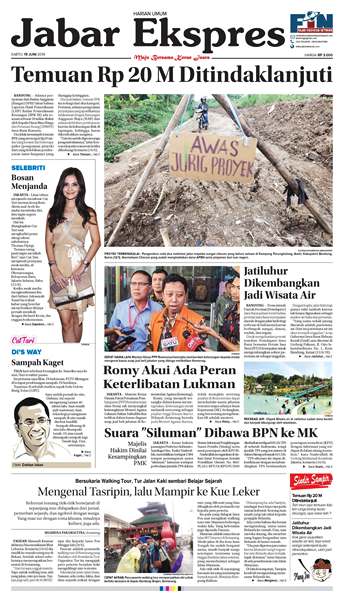 e-Paper Jabar Ekspres Edisi 15 Juni 2019