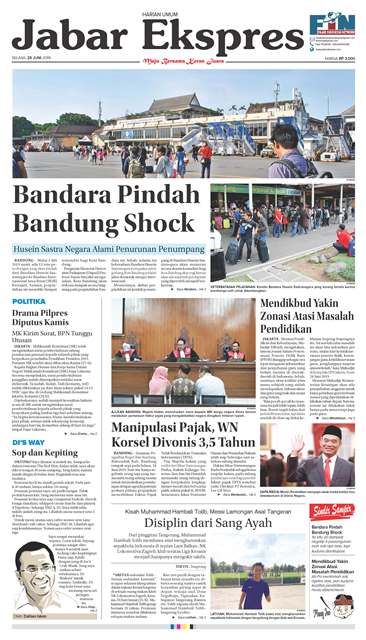 e-Paper Jabar Ekspres Edisi 25 Juni 2019