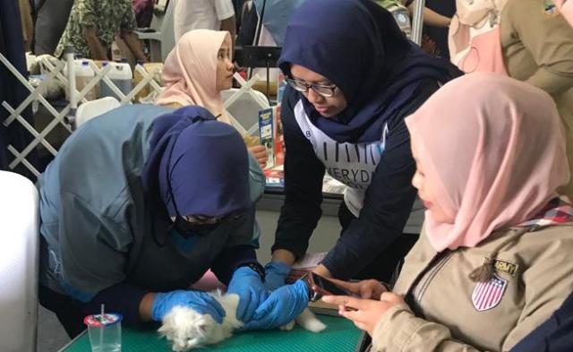 Pemeriksaan Hewan Gratis Disambut Antusias Warga