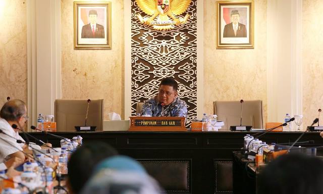 Kecewa, Rapat Bangar Wagub dan Kadis Absen