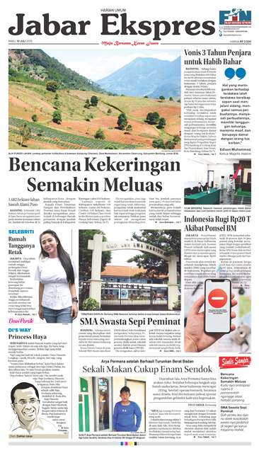 e-Paper Jabar Ekspres Edisi 10 Juli 2019