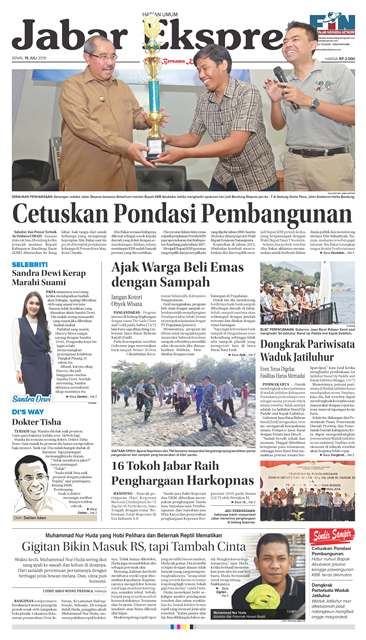 e-Paper Jabar Ekspres Edisi 15 Juli 2019 e-Paper Jabar Ekspres Edisi 15 Juli 2019