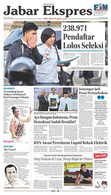 e-Paper Jabar Ekspres Edisi 1 Juli 2019 e-Paper Jabar Ekspres Edisi 1 Juli 2019