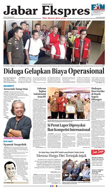 e-Paper Jabar Ekspres Edisi 20 Juli 2019
