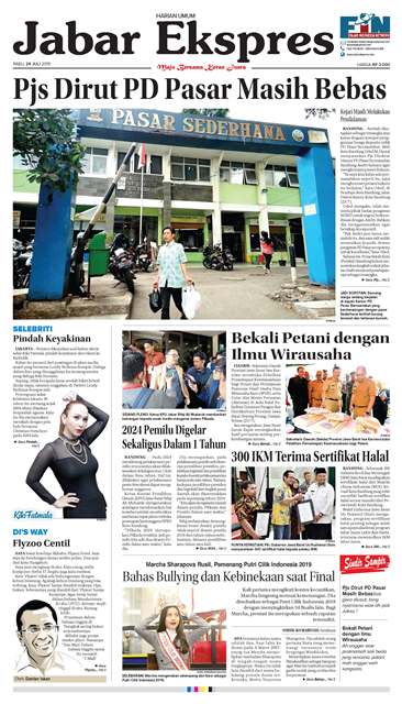 e-Paper Jabar Ekspres Edisi 24 Juli 2019