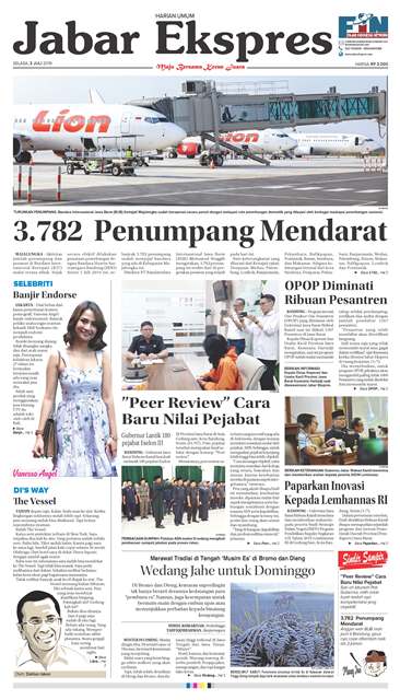 e-Paper Jabar Ekspres Edisi 2 Juli 2019
