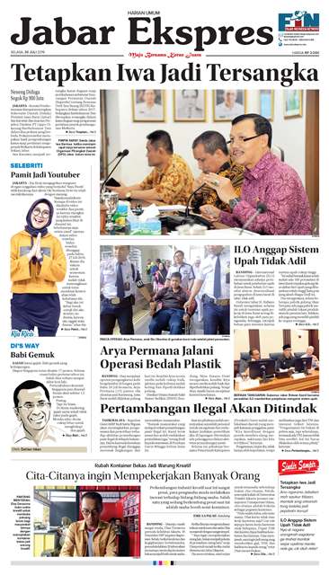 e-Paper Jabar Ekspres Edisi 30 Juli 2019